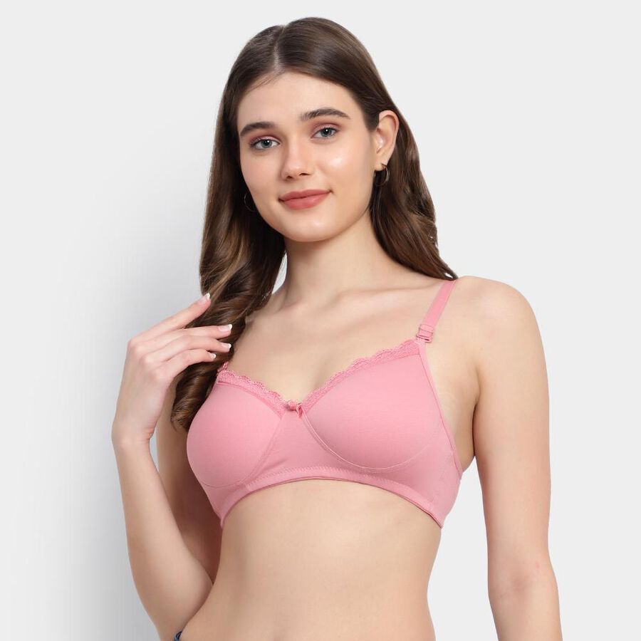 Ladies' Padded Bra, Light Pink, large image number null
